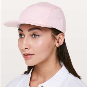 Lululemon Based Covered 5-Panel Hat in Dusty Pink